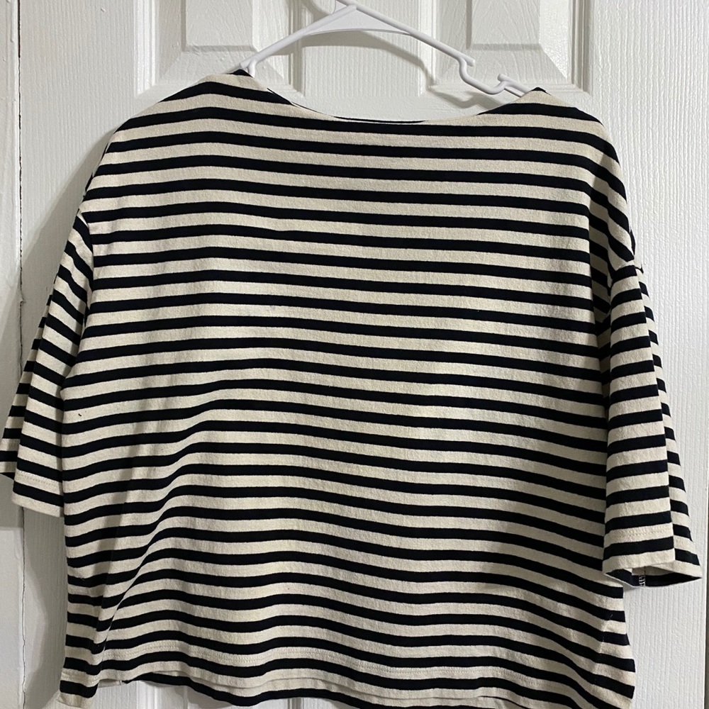 Striped crop top